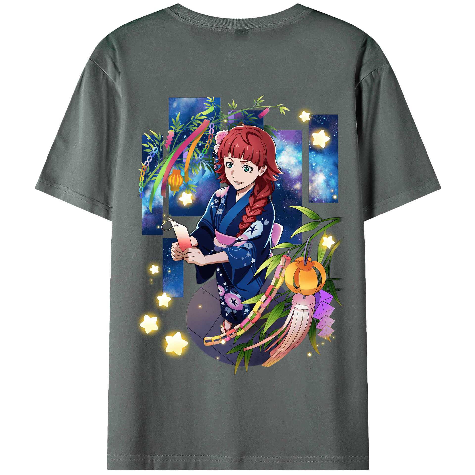 （画像用） 文豪ストレイドッグス Bungo Stray Dogs 綿100％半袖Tシャツ（背面プリント）